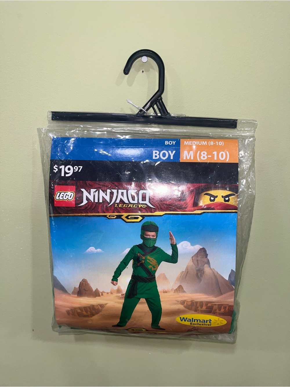 Lego Ninjago Lloyd Ninja Dress Up Halloween Child Costume Size 8-10